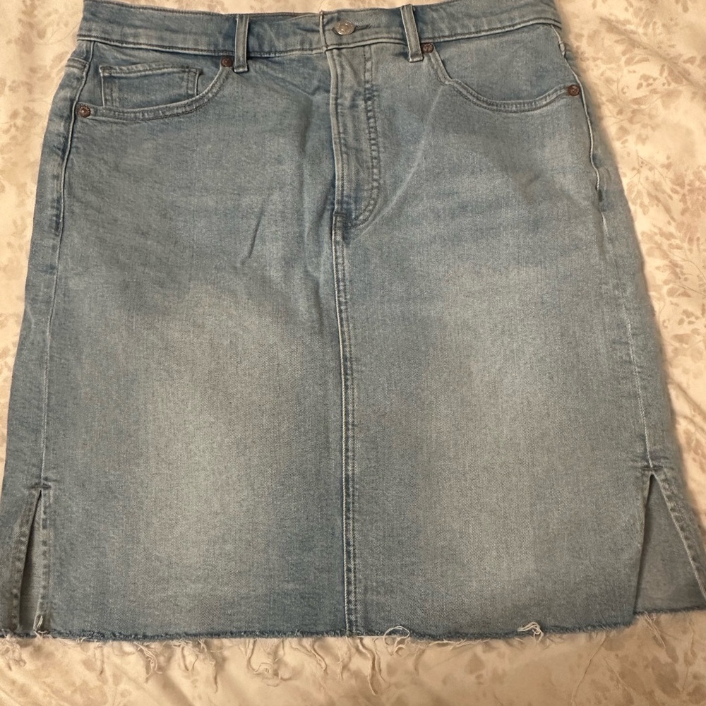 Denim Blue Skirt